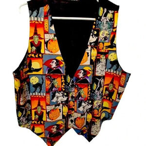 111 Main Vintage 80s 90s Halloween Vest Size medium​​